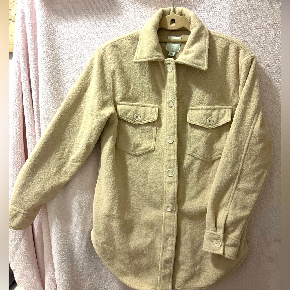 COPY - NWT Joie Fuzzy Button Down Shirt/Jacket